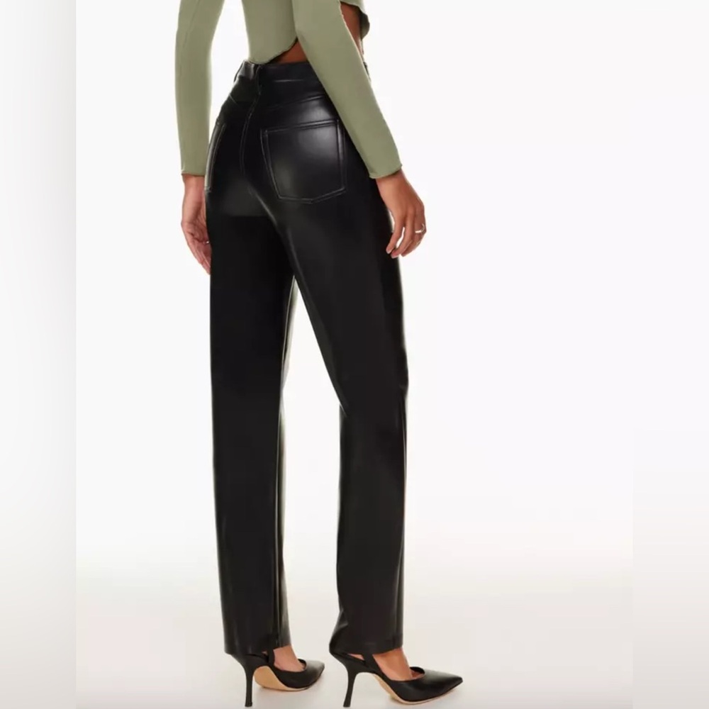Aritzia The Melina™ Pant High-waisted Vegan Leather Pants in Black